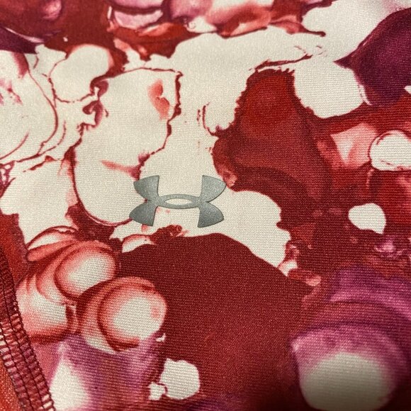 Under Armour Flower Print Compression / Heat Gear Leggings Size Medium - Picture 6 of 11